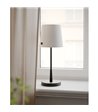 By Rydéns Lumi H48,5 matsort/hvid bordlampe