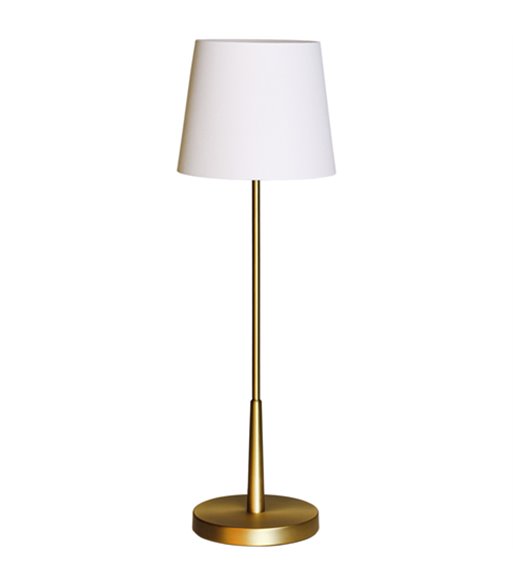 By Rydéns Lumi H68,5 guld/hvid bordlampe