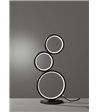 TRIO Rondo mat sort bordlampe