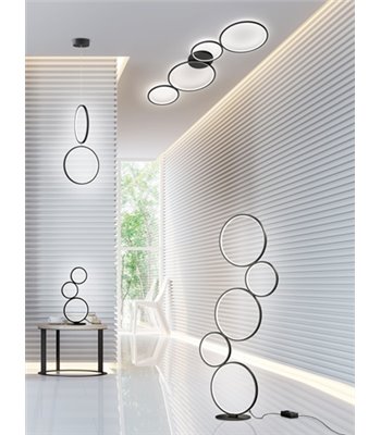 TRIO Rondo mat sort bordlampe