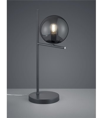 TRIO Pure antracit bordlampe