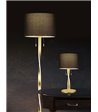 TRIO Nandor sort/guld bordlampe