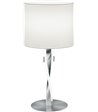 TRIO Nandor stål bordlampe