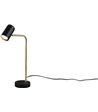 TRIO Marley messing/sort bordlampe