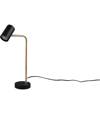 TRIO Marley messing/sort bordlampe