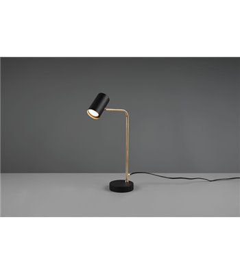 TRIO Marley messing/sort bordlampe