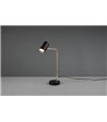 TRIO Marley messing/sort bordlampe