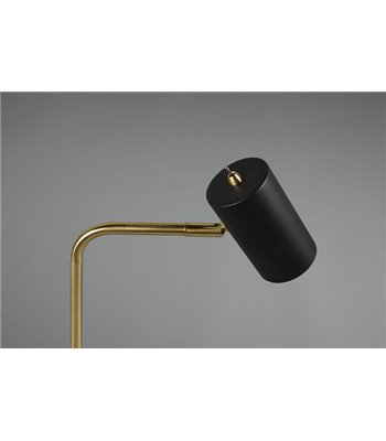 TRIO Marley messing/sort bordlampe