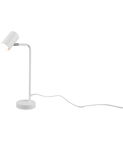 TRIO Marley hvid bordlampe