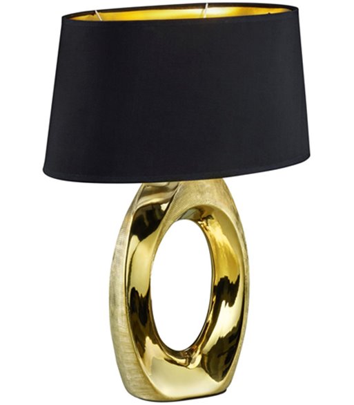Reality Taba guld/sort bordlampe
