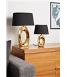 Reality Taba guld/sort bordlampe