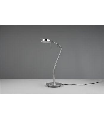 TRIO Monza nikkel bordlampe