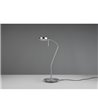 TRIO Monza nikkel bordlampe