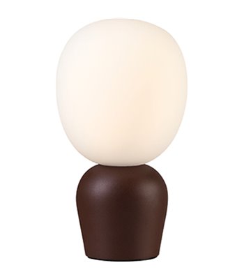 Belid Buddy rød/opal bordlampe