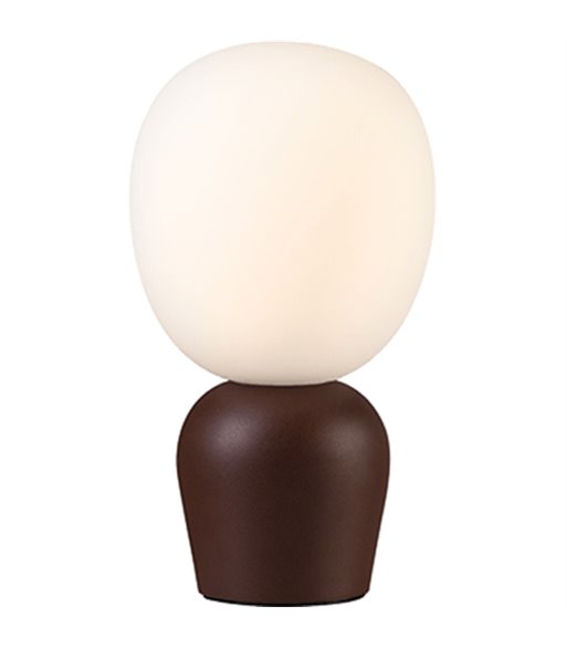Belid Buddy rød/opal bordlampe