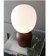 Belid Buddy rød/opal bordlampe