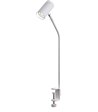 Belid Tyson hvid bordlampe m/bordklemme
