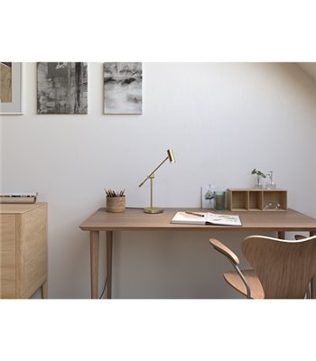 Belid Cato blank messing bordlampe