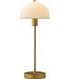 Herstal Vienda messing/hvid bordlampe