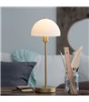 Herstal Vienda messing/hvid bordlampe