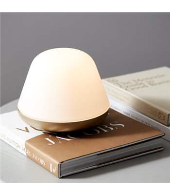 Herstal Bloom Ø20 messing/opal bordlampe