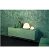 Herstal Bloom Ø38 satin silver/opal bordlampe