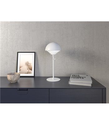 Herstal Motown hvid bordlampe