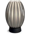 Herstal Tentacle M sort/røgfarvet bordlampe