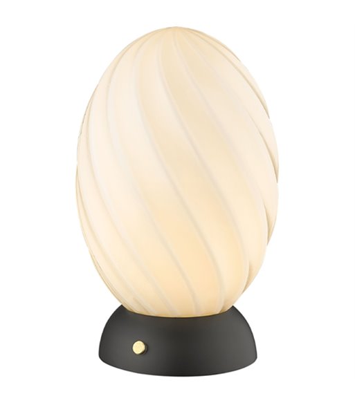 Halo Design Twist sort bordlampe