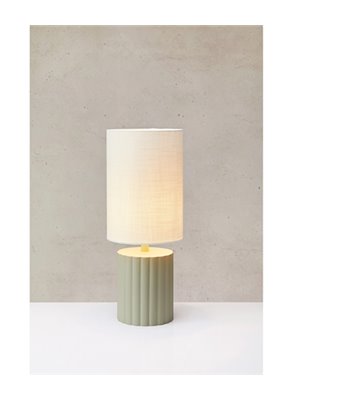 Markslöjd Can white/grey bordlampe