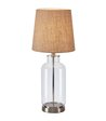 Markslöjd Costero steel/clear natural bordlampe