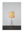 Markslöjd Costero steel/clear natural bordlampe