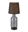 Markslöjd Costero steel/smoke black bordlampe
