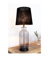 Markslöjd Costero steel/smoke black bordlampe