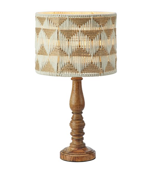 Markslöjd ANO beige/nougat/brown bordlampe