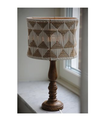 Markslöjd ANO beige/nougat/brown bordlampe