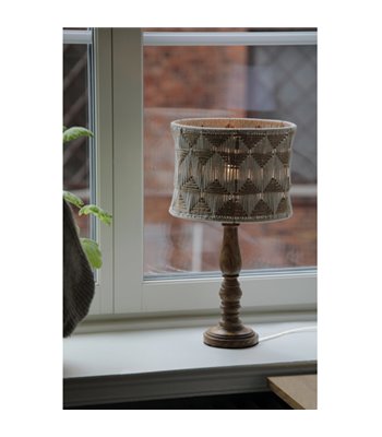 Markslöjd ANO beige/nougat/brown bordlampe