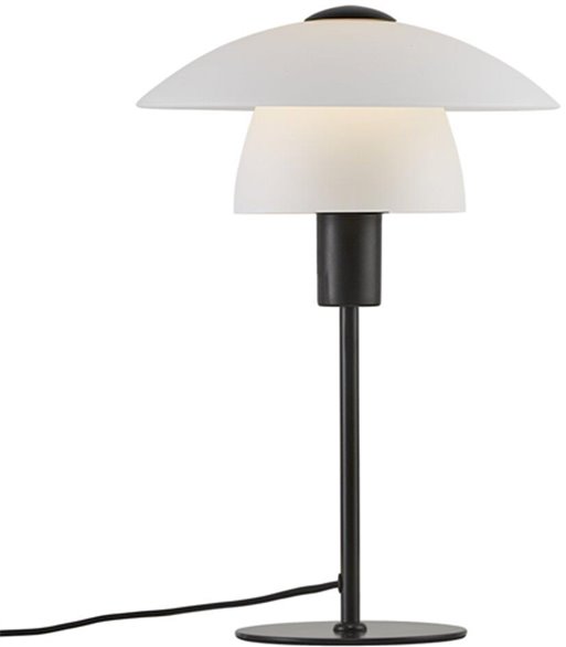 Nordlux Verona opal hvid bordlampe