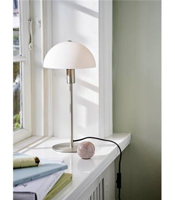 Nordlux Ellen Opal/stål bordlampe