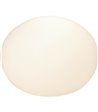 Aneta Globus Ø18 hvid bordlampe