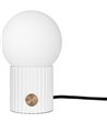 Globen Lighting Hubble hvid bordlampe