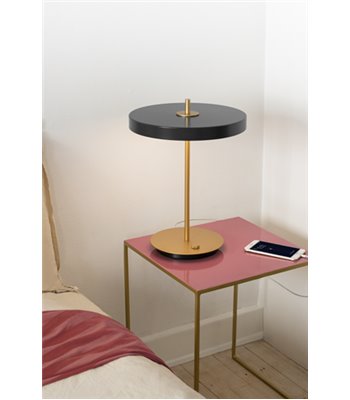 UMAGE Asteria Ø31 antracitgrå bordlampe