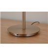 UMAGE Audrey messing/opal bordlampe