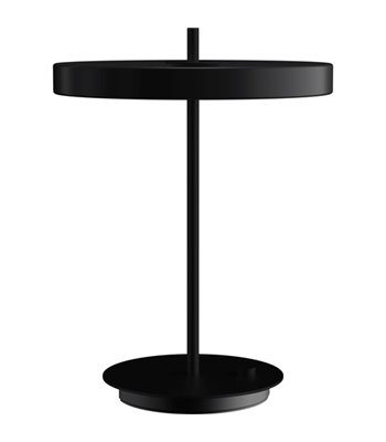 UMAGE Asteria Black - black base bordlampe