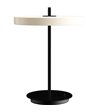 UMAGE Asteria Pearl White - black base bordlampe