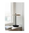 UMAGE Asteria Pearl White - black base bordlampe