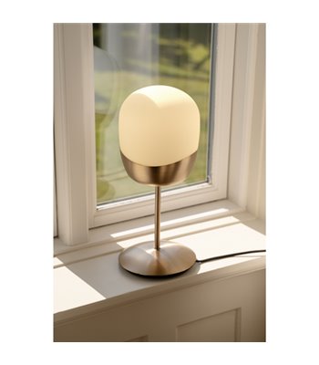 UMAGE Spring messing bordlampe