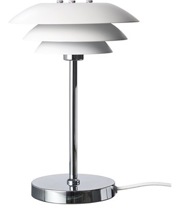 Dyberg Larsen DL20 mathvid/krom bordlampe
