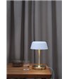 Dyberg Larsen Valencia hvid/messing bordlampe - Bordlampe