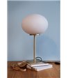 Dyberg Larsen Queen opal/messing bordlampe